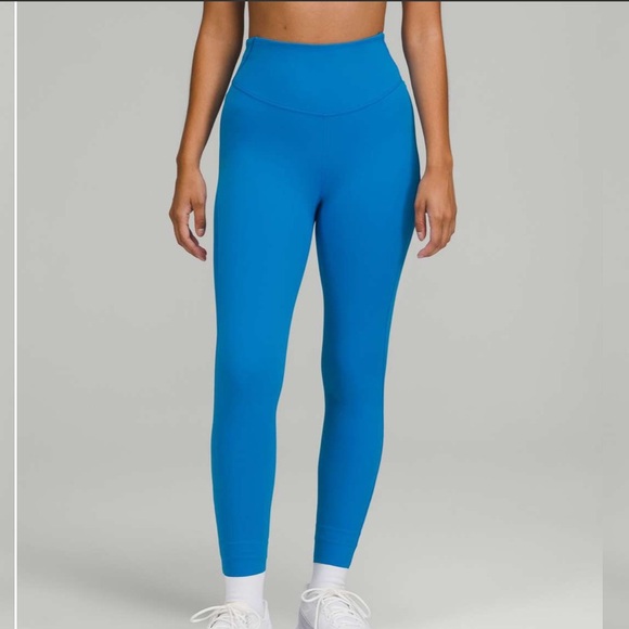 lululemon athletica Pants - Lululemon Base Pace High Rise Running Tight Leggings Size 12 Women's Poolside